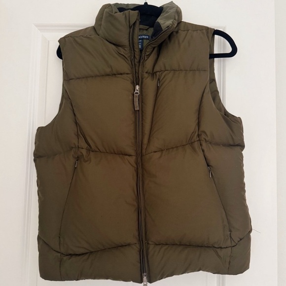 Ralph Lauren Jackets & Blazers - Ralph Lauren women’s olive green Puffer Vest size medium 8 10